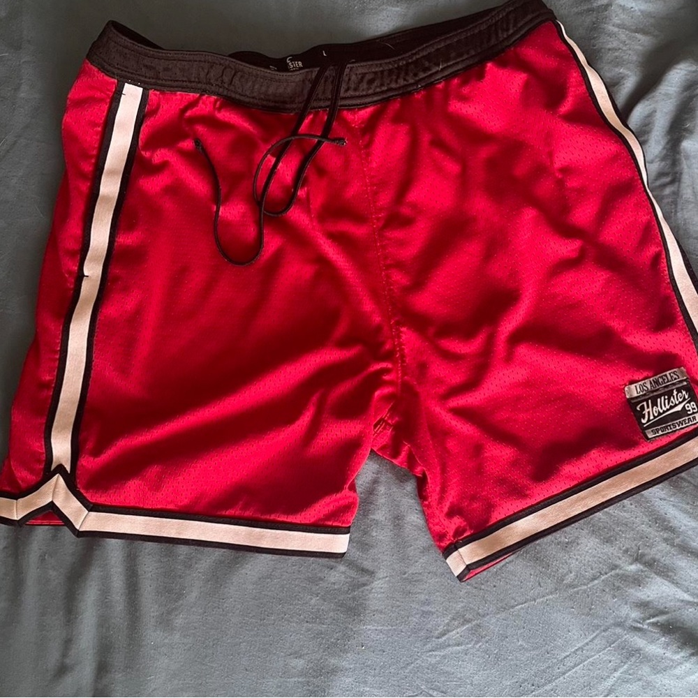 Red size large shorts